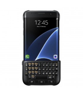 Funda con teclado negra para Samsung Galaxy S7 Edge EJ-CG935UBEG