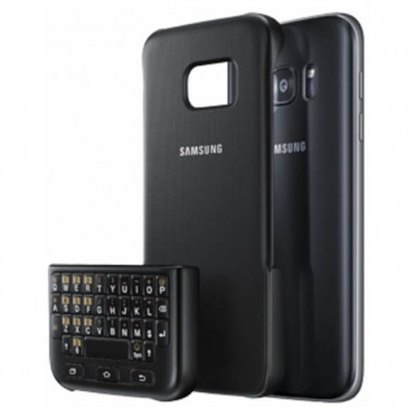 Funda con teclado negra para Samsung Galaxy S7 Edge EJ-CG935UBEG