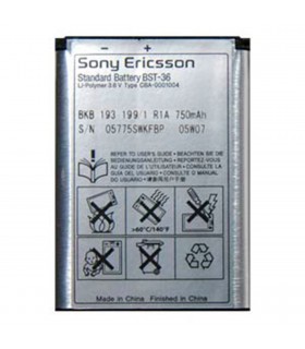 BST-36 Batería 750 LITIO Original J300I/K510I Sony Ericsson