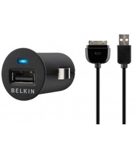 Cable USB y Mini Cargador de coche Belkin F8Z571cw
