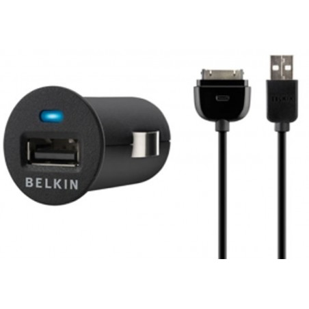 Cable USB y Mini Cargador de coche Belkin F8Z571cw