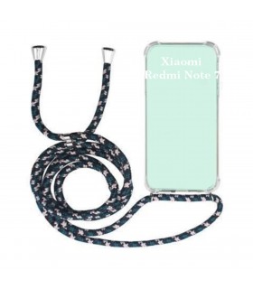 Funda Móvil Colgante para Xiaomi Redmi Note 8T Cuerda Verde y Negro
