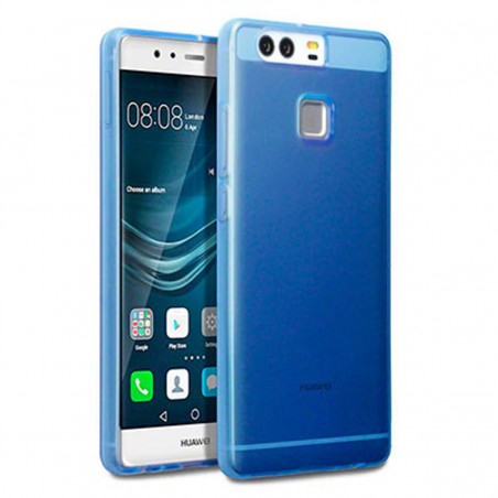 Funda silicona gel para Huawei P9 azul