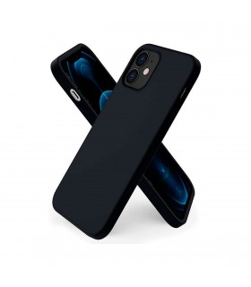 Funda silicona gel iPhone 12 Mini negro