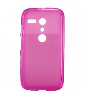 Funda silicona gel Motorola Moto G rosa