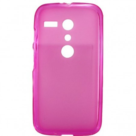 Funda silicona gel Motorola Moto G rosa