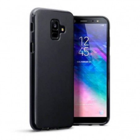 Funda silicona negra para Samsung Galaxy A6 (2018)
