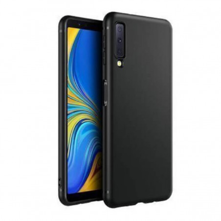 Funda silicona negra para Samsung Galaxy A7 (2018)
