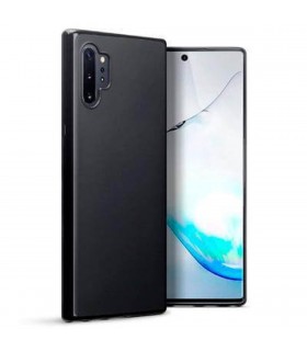 Funda silicona gel Samsung Galaxy Note 10 Plus Negra