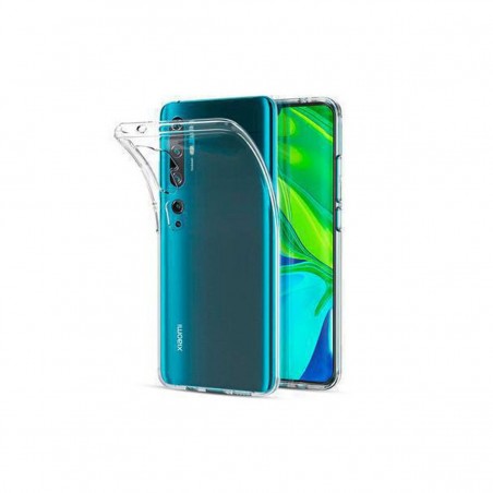 Funda móvil silicona gel Xiaomi Mi Note 10 transparente