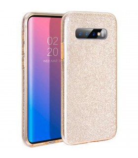 Funda Silicona gel Samsung Galaxy S10 Shine GOLD