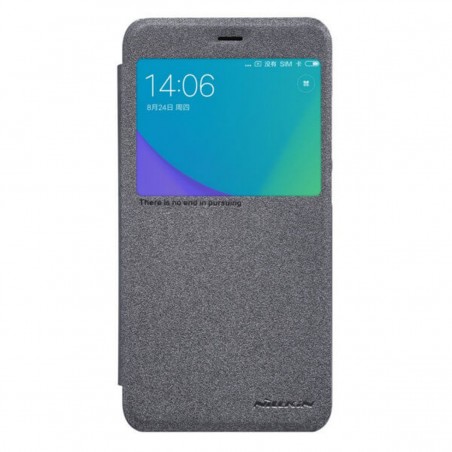 Funda con ventana negra para Xiaomi Redmi Note 5A