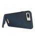 Carcasa con tarjetero y soporte azul para iPhone 7 Plus / 8 Plus