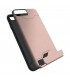 Carcasa con tarjetero y soporte rosa para iPhone 7 Plus / 8 Plus