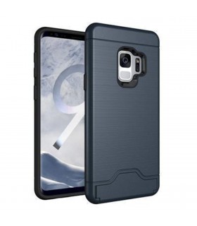 Carcasa con tarjetero y soporte para Samsung Galaxy S9 G960 TURQUOISE