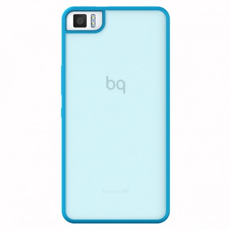 Funda Gummy para BQ Aquaris M5 Azul