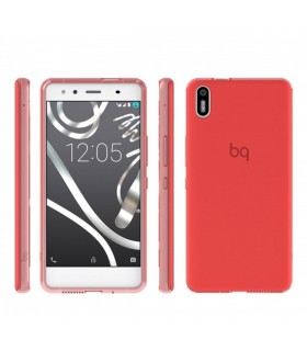Funda Gummy para BQ Aquaris X5 Rojo