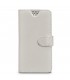 Funda Celly universal M tipo libro blanca