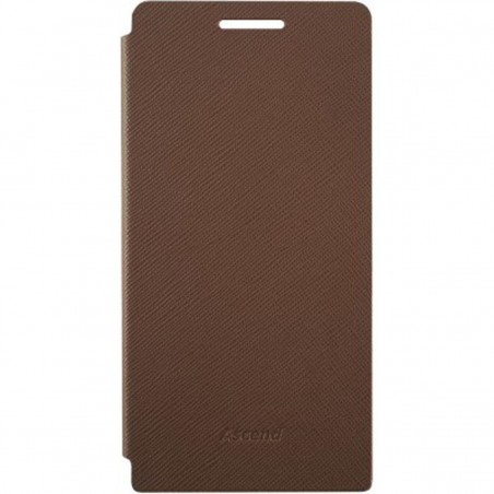 Funda Huawei marrón tipo libro para Ascend P6