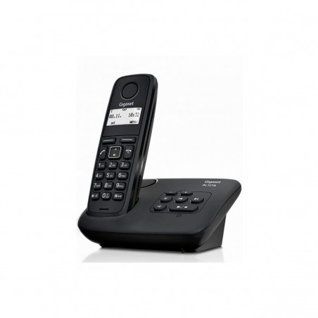 Gigaset AL117A Teléfono Inalámbrico DECT Negro con Contestador