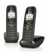 DECT Gigaset AS405 Duo Negro