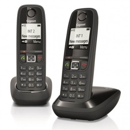 DECT Gigaset AS405 Duo Negro