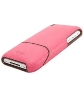 Funda de piel rosa para iPhone 3G/3GS