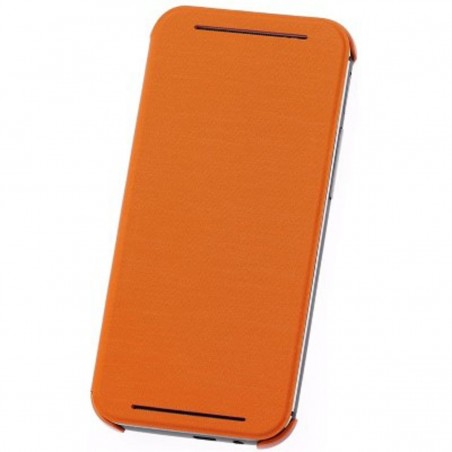 Funda original HTC tipo libro HC V941 naranja para HTC ONE M8
