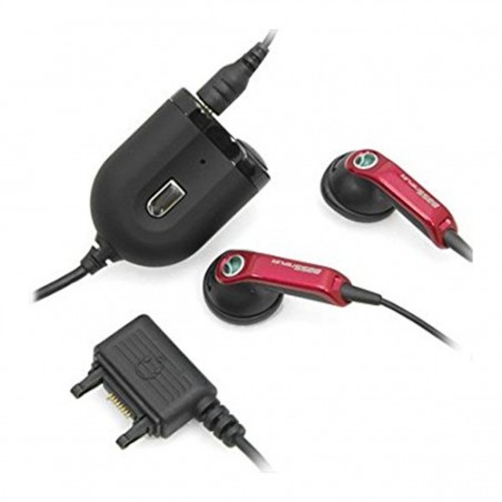 Auriculares Estéreo Sony Ericsson HPM-64D Red con adaptador dual