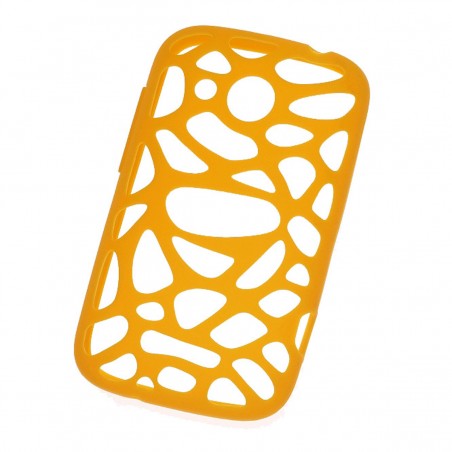Funda de silicona HTC SC S780 amarilla