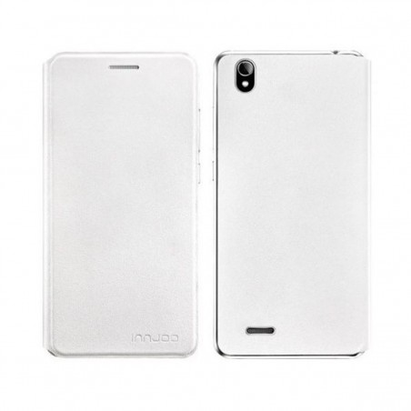 Funda Innjoo One 3G/4G tipo flip en color blanco