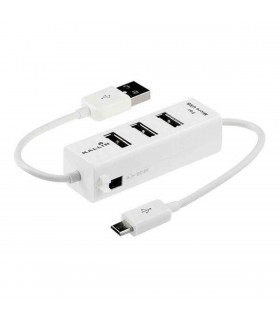 Kallin Hub USB 2.0 microUSB Blanco