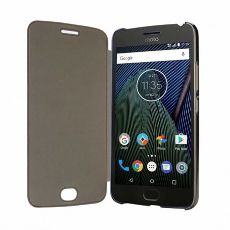 Funda con tapa Gris para Motorola Moto G5