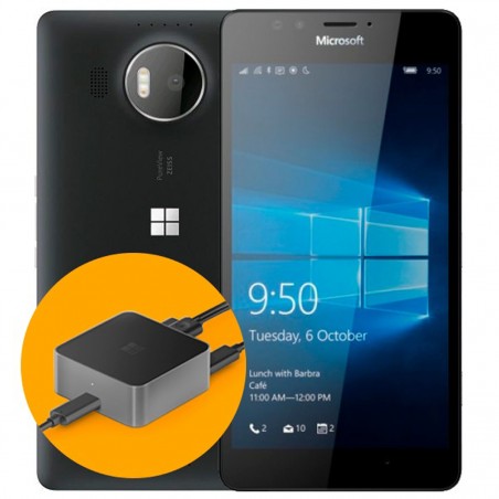 Microsoft Lumia 950 XL Negro + Display Dock