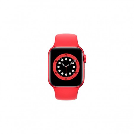 Apple Watch Series 6 (GPS), 40mm Aluminio (PRODUCT) RED y correa deportiva Roja