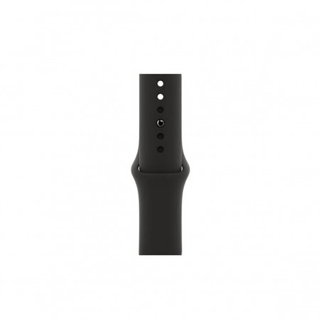 Apple Watch Series 6 (GPS), 44mm Aluminio Gris Espacial y correa deportiva Negra