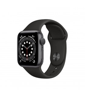 Apple Watch Series 6 (GPS + Cellular), 40mm Aluminio Gris Espacial y correa deportiva Negra
