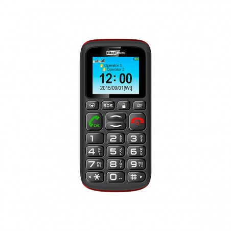 Maxcom Comfort MM428BB Negro (Black Red) Dual SIM
