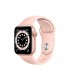 Apple Watch Series 6 (GPS), 40mm Aluminio Oro y correa deportiva Rosa Arena