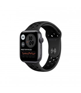 Apple Watch Series 6 Nike (GPS), 44mm Aluminio Gris Espacial y correa deportiva Negra